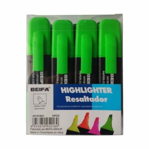 Resaltador Biselado 4mm Beifa HY101801 -Verde