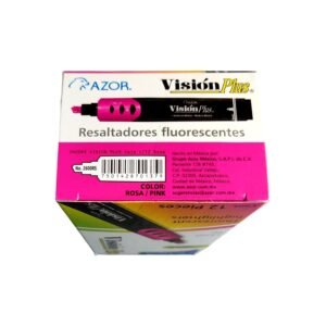 Resaltador punta cincel Rosa Azor Vision Plus