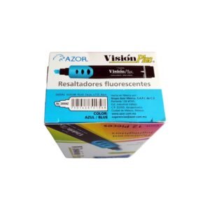 Resaltador punta cincel azul Azor Vision Plus c Resaltador punta cincel Azul -Azor Vision Plus