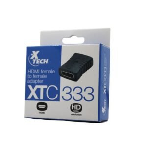 Adaptador HDMI hembra a HDMI Hembra Xtech Xtc-333 B Adaptador HDMI hembra a HDMI Hembra XTECH XTC-333