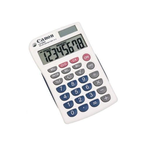 Calculadora de 8 dígitos Solar y Batería Canon LS-330H Calculadora de 8 dígitos Solar y Batería Canon LS-330H