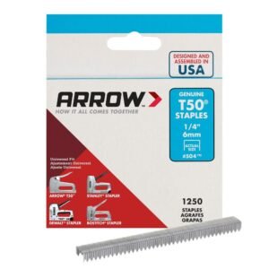 Grapas 1/4" 6mm Arrow T50®