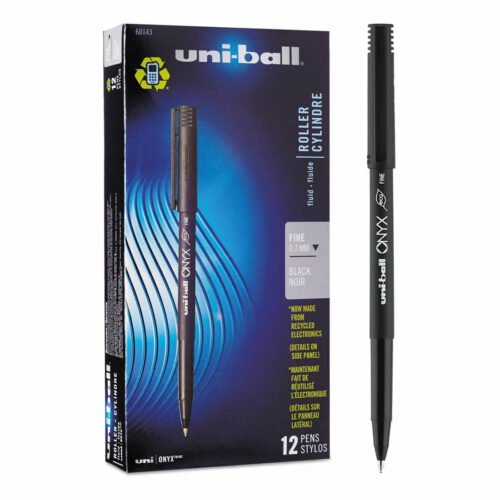 Lápiz punta fina 0.7mm Uni-ball Onyx 60143 -Negro Bolígrafo punta fina 0.7mm Uni-ball Onyx 60143 -Negro