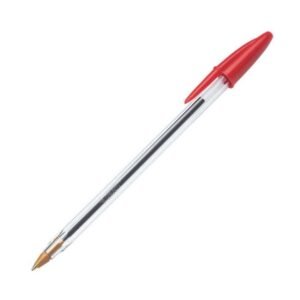 Bolígrafo 1.0mm Bic Cristal  -Rojo