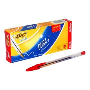 Bolígrafo 1.0mm Bic Cristal  -Rojo