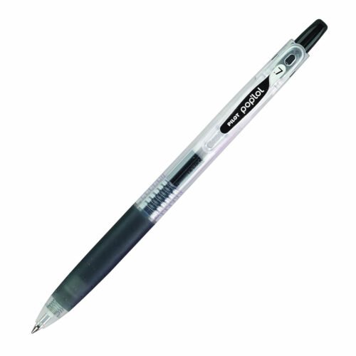 Lápiz tinta Pilot Poplol Retractil fino 0.7mm Negro BL-PL-7B Bolígrafo gel Retráctil fino 0.7mm Pilot Poplol BL-PL-7B -Negro