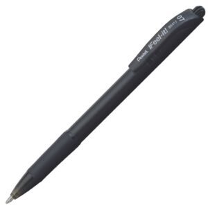 Bolígrafo Retráctil 0.7mm Pentel Ifell-it BX417 -Negro