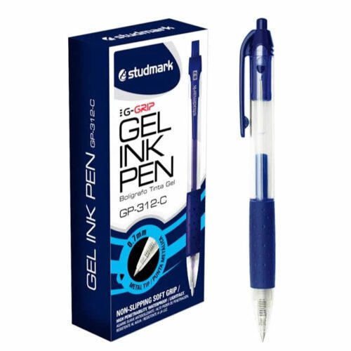 Boligrafo gel mediano 0.7 Studmark 3104-C -Azul