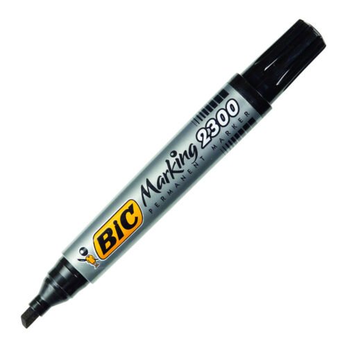 Marcador permanente 2.4mm 5.5mm Bic Marking 2300 -Negro Marcador permanente 2.4mm/5.5mm Bic Marking 2300 -Negro
