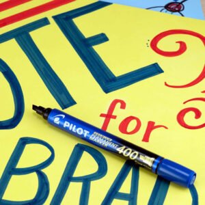 Marcador permanente ancho Pilot SCA-400 -Azul