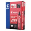 Marcador permanente ancho Pilot SCA-400 -Rojo
