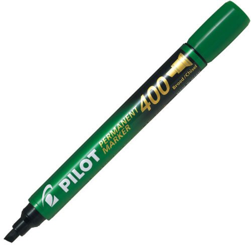 Marcador permanente ancho Pilot SCA-400 -Verde