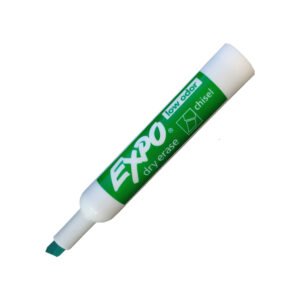 Marcador p/pizarra acrílica biselado Expo 1929203 -Verde