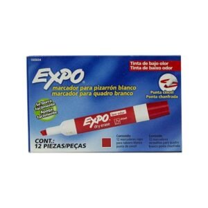 Marcador p/pizarra acrílica biselado Expo 1929204 -Rojo