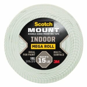Cinta de montaje doble adhesiva p/interior (3/4" x 34,7m) -Scotch