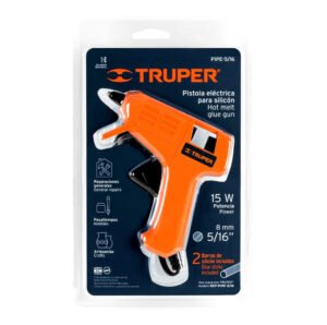 Pistola de silicón Truper 17535 15W 5/16" -Naranja