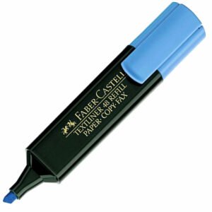 Resaltador Faber-Castell Textliner 1548 Refill 1-5mm Azul