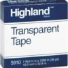 Tape transparente 19mm x 36yds Highland 5910
