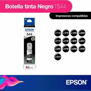 Botella de Tinta 65ml Epson T544 -Negro