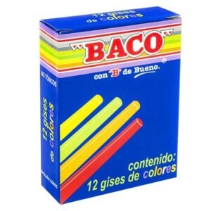 Tiza de colores neón BACO