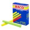 Tiza de colores neón BACO