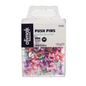 Tachuelas 2.3Cm Color Pastel -Ofimak BL302