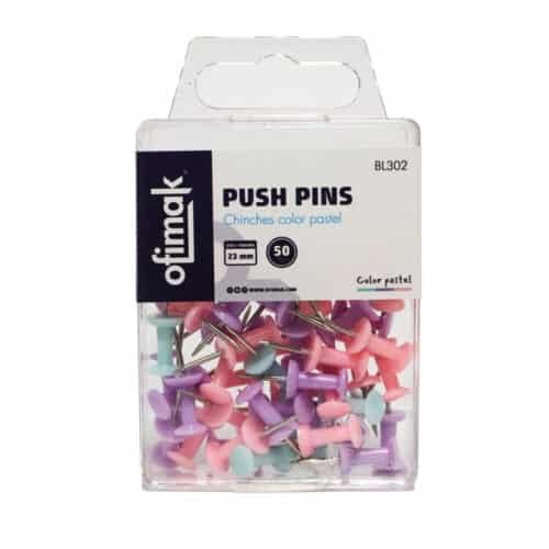 BL302 Tachuelas 2.3Cm Color Pastel -Ofimak BL302