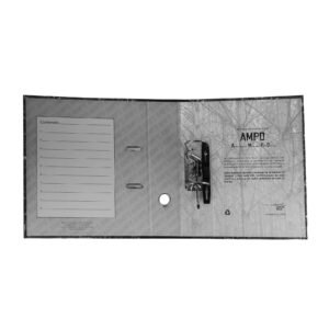 Archivador Carta 2 anillos, Negro AMPO T-830