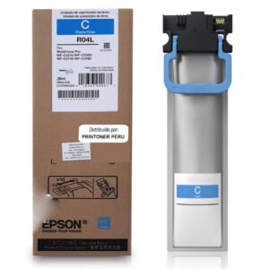 TINTA-EPSON-R04L-CYAN-2 Botella de tinta 38ml Epson R04L -Cyan