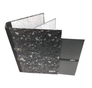 Archivador Carta 2 anillos, Negro AMPO T-830
