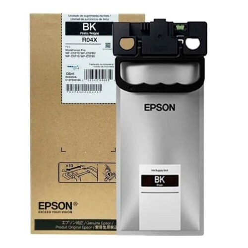 Botella de tinta 136ml Epson R04L -Negra