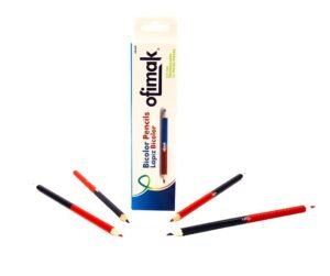 ok408 b Lapices bicolores Triangulares 3mm -Ofimak OK408