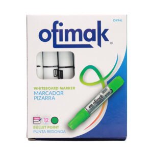 Marcador para pizarra blanca punta redonda Verde  -Ofimak OK94L