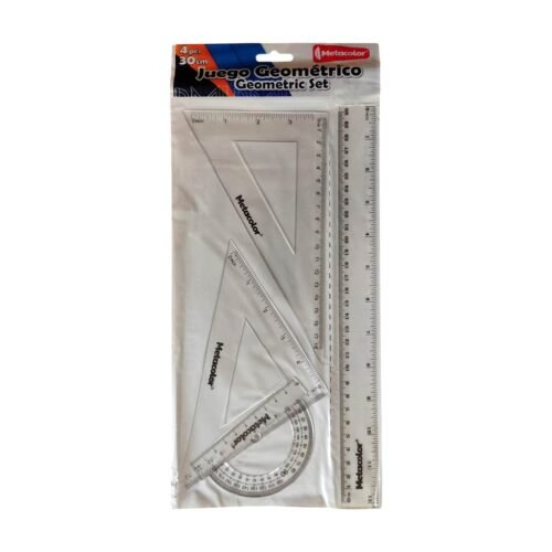 Juego geométrico de cuatro piezas -Metacolor AAA92