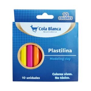 Plastilina de 10 colores -Cola Blanca