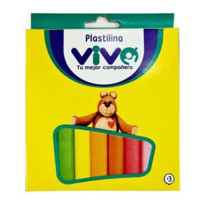 Plastilina de 10 colores -Vivo