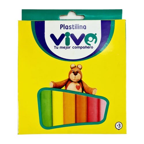 Plastilina de 10 colores -Vivo