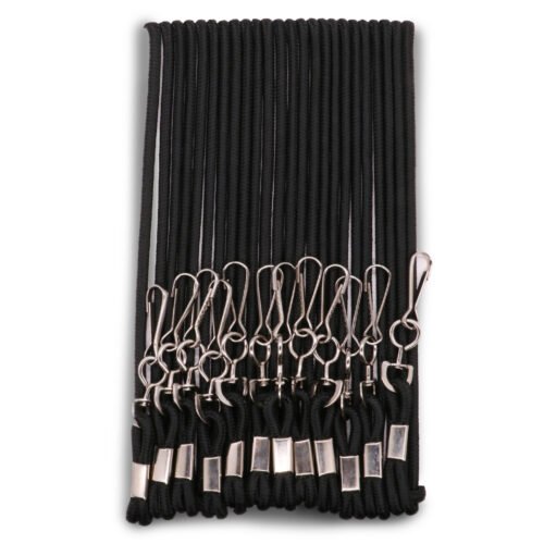 Cordón para gafete / porta carne negro. Px100[U]