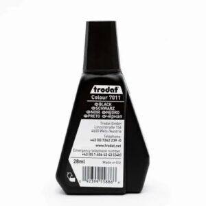 tinta para sello trodat Tinta para Sello foliador Negro 28ml -Trodat 7011