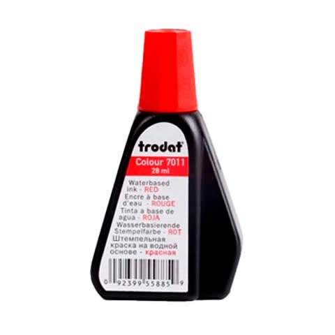 tinta para sello trodat rojo Tinta para Sello fechador Rojo 28ml -Trodat 7011