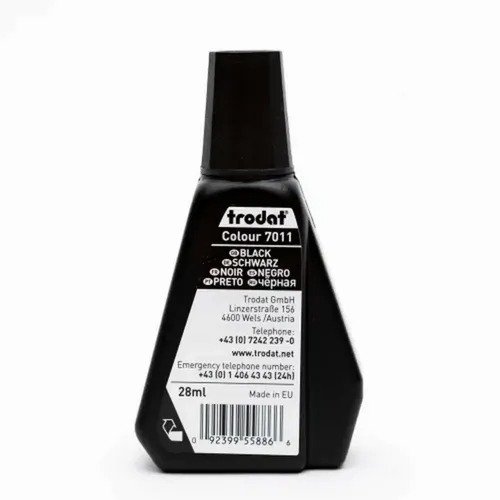tinta para sello trodat Tinta para Sello foliador Negro 28ml -Trodat 7011