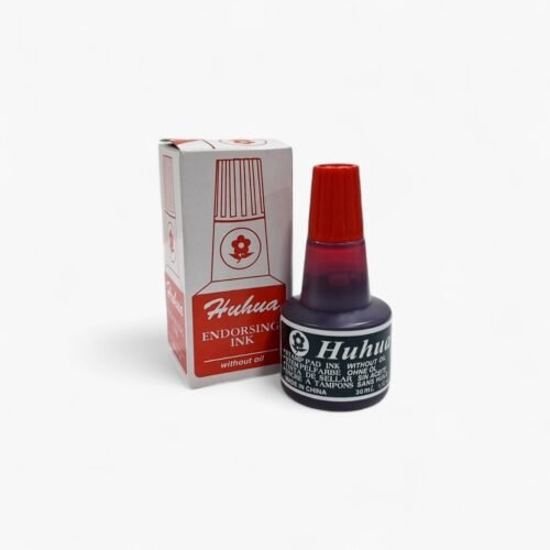 tinta sello fchador huhua rojo AND30(RO) Tinta para sellos fechadores en gotero 30ml Roja -Huhua