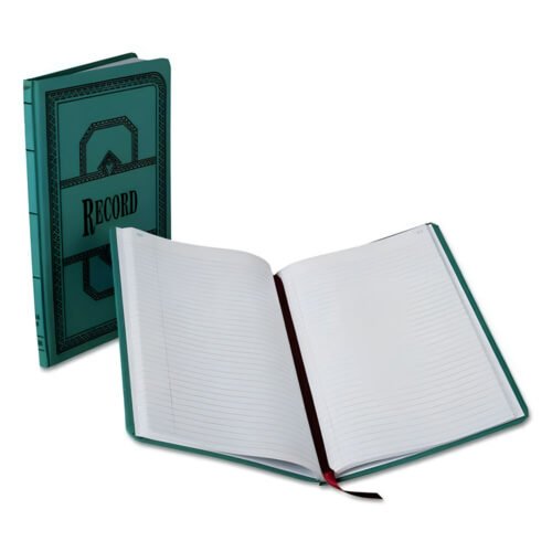 Libro De Actas Record Ledger, 7.63 x 12.13", 150 paginas. [U]