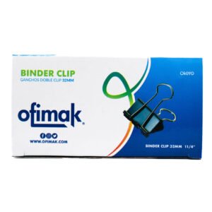 OK09D Binder Clip (Prensapapel) 32mm(11/4″) Ofimak OK09D