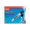 Marcador p/pizarra acrílica biselado Aplus Easywipe BY102600 -Negro