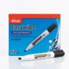 Marcador p/pizarra acrílica biselado Aplus Easywipe BY102600 -Negro