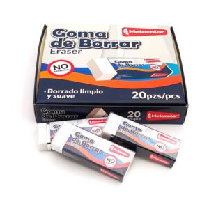 Borrador blanco mediano suave Metacolor AH622-20M