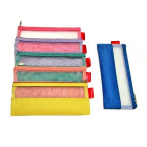 Cartuchera color pastel con transparencia -Beifa AP2110