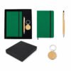 Set de Regalo Ecológico: Libreta, Bolígrafo y Llavero AQB2008