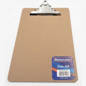 Tablero de Madera para Inventario (Clipboard) - Tamaño A4